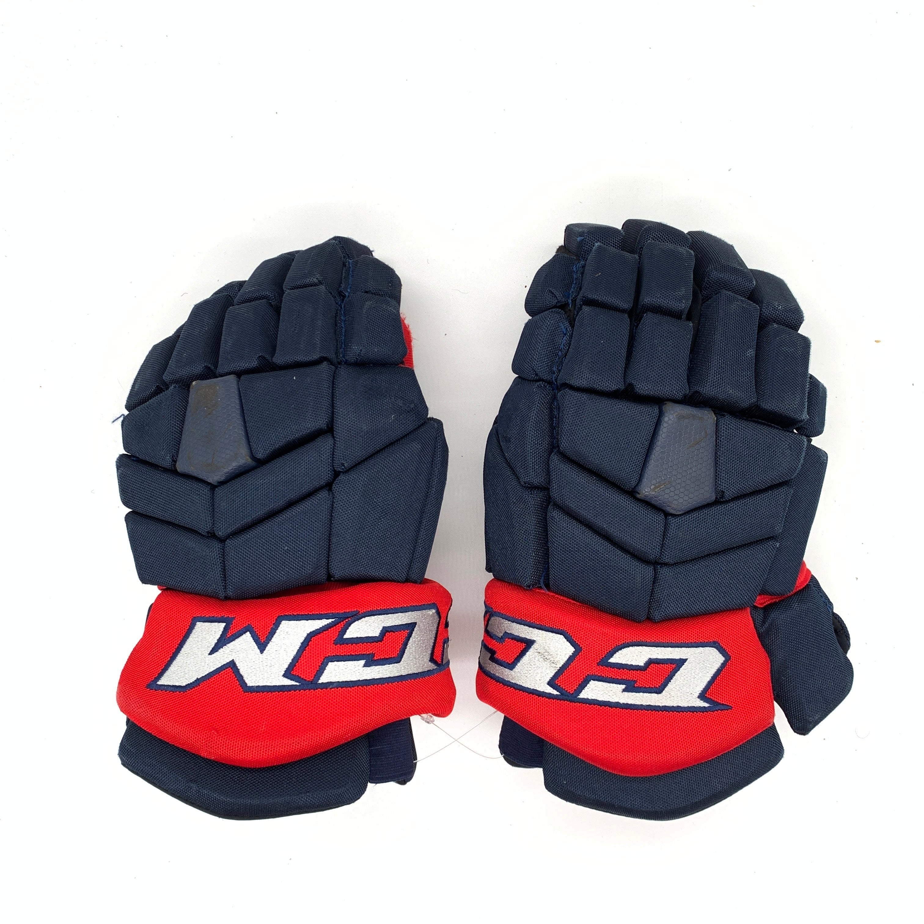 CCM HGTK - Gants Pro Stock d'occasion (bleu marine/rouge)